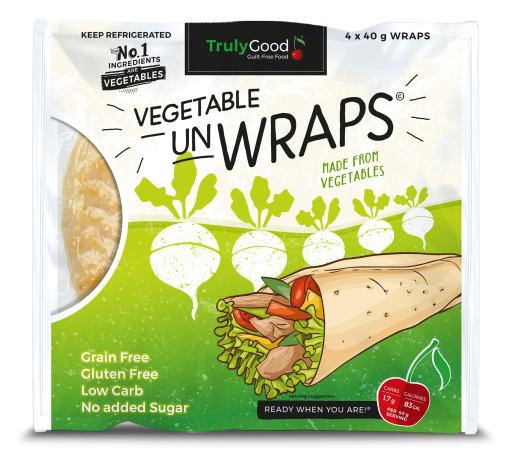 Vegetable Wraps: 4 servings