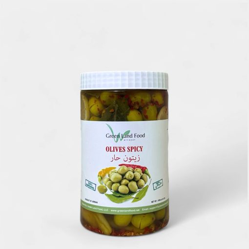 Green Olives Spicy - 1 KILO