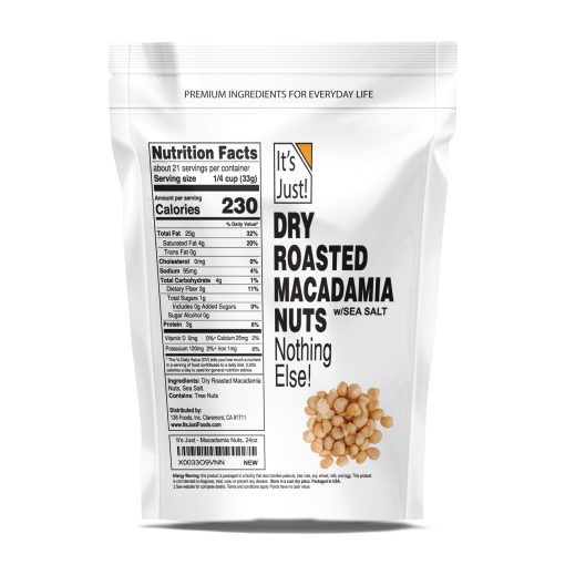 It's Just! - Macadamia Nuts Dry Roasted w/Sea Salt - Image 2