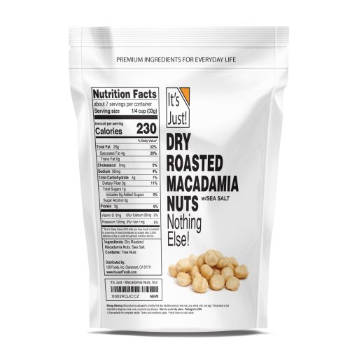 It's Just! - Macadamia Nuts Dry Roasted w/Sea Salt - Image 4