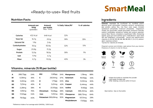 SmartMeal Red Fruits - Image 2