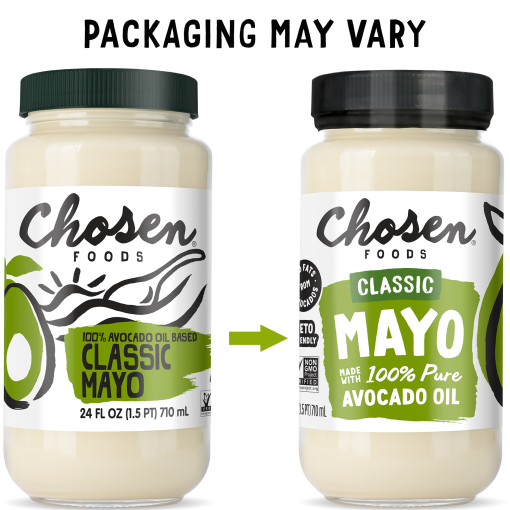 Classic Avocado Oil Mayo 24oz Glass Jar - Image 4