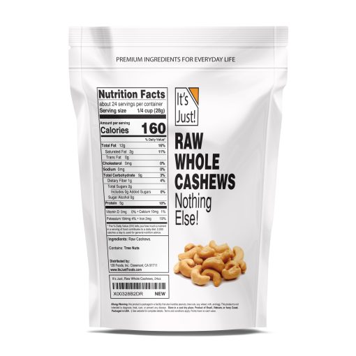 It's Just! - Raw Whole Cashews - Image 2