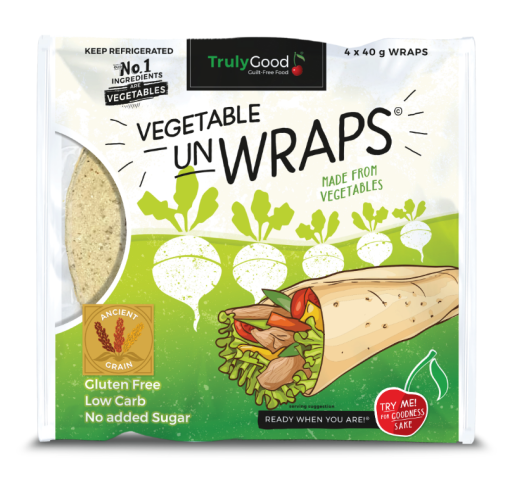 Ancient Grain and Vegetable Wraps: 4 servings