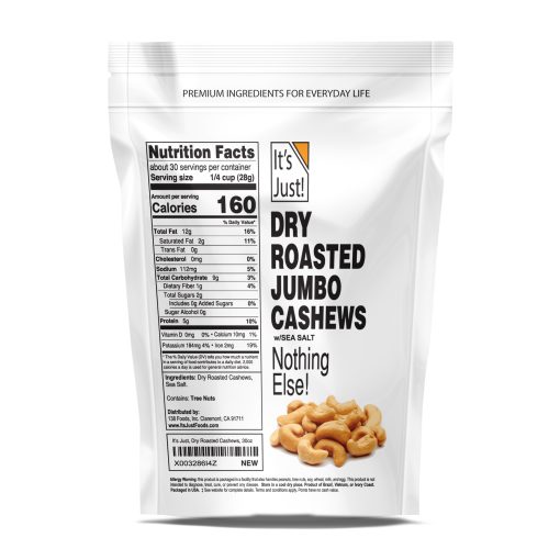 It's Just! - Dry Roasted Cashews - Image 2