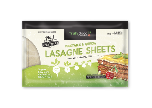 Vegetable & Quinoa Lasagne Sheets: 9 sheets