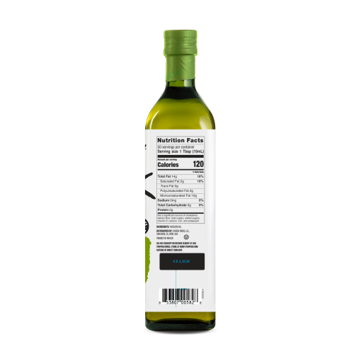 100% Pure Avocado Oil 750ml Glass Bottle - Image 2