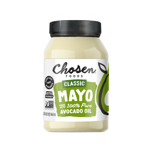 Classic Avocado Oil Mayo 32oz BPA-Free PET Jar