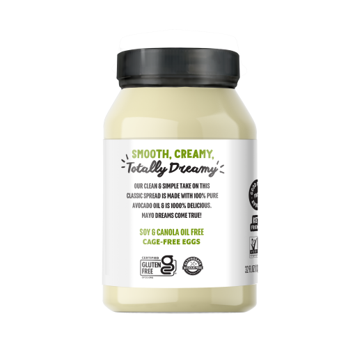 Classic Avocado Oil Mayo 32oz BPA-Free PET Jar - Image 3