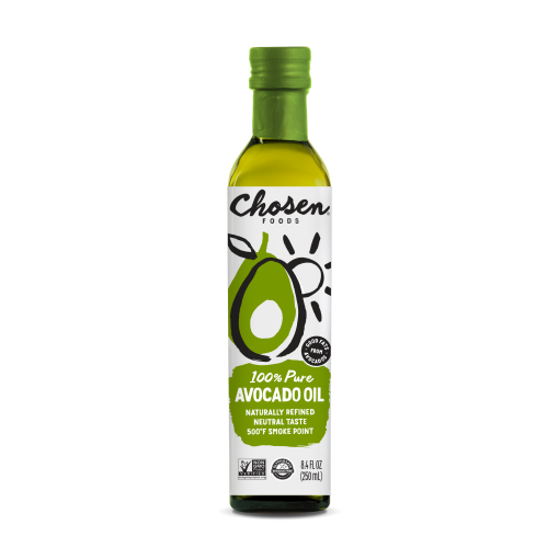 100% Pure Avocado Oil 250ml Glass Bottle