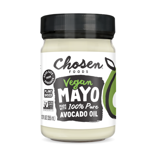 Vegan Avocado Oil Mayo 12oz Glass Jar