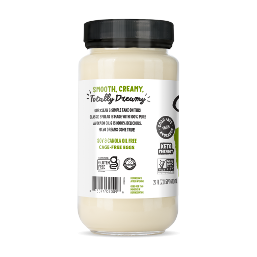 Classic Avocado Oil Mayo 24oz Glass Jar - Image 2