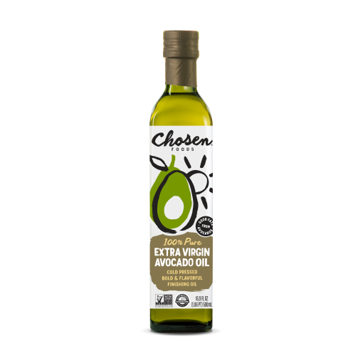 100% Pure Extra Virgin Avocado Oil 500ml Glass Bottle