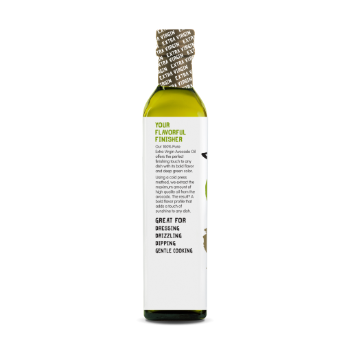 100% Pure Extra Virgin Avocado Oil 250ml Glass Bottle - Image 3