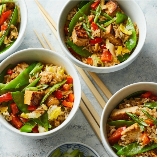 New! Vegetable & Tofu Fried Rice